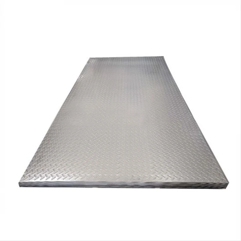 Q235 Q195 SS400 Q235 Placa quadriculada em aço carbono