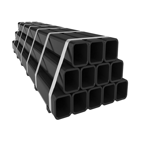 Tubo quadrado preto de aço carbono S235JR